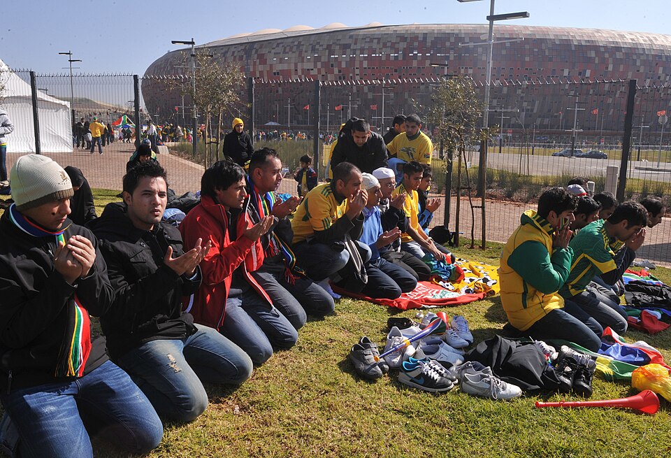 Hinchas de Cruzeiro en el estadio